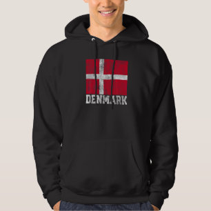 Deense vlag Nationale Pride Roots Land Familie N Hoodie