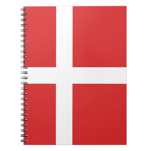 Deense vlag notitieboek (Voorkant)