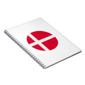 Deense vlag notitieboek (Rechterzijde)