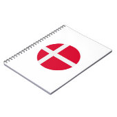Deense vlag notitieboek (Linkerzijde)