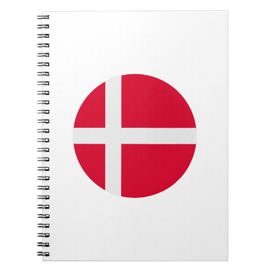 Deense vlag notitieboek (Voorkant)