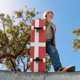 Deense vlag persoonlijk skateboard