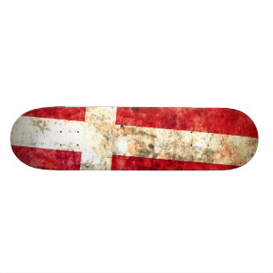 Deense vlag persoonlijk skateboard