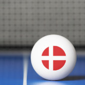 Deense vlag pingpongbal (Net)