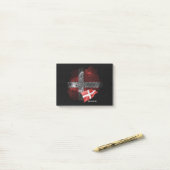 Deense vlag post-it® notes (Op bureau)