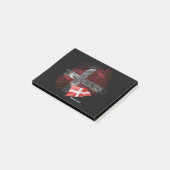 Deense vlag post-it® notes (Schuin)
