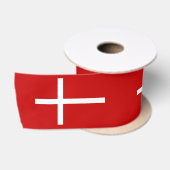 Deense vlag satijnen lint (Spoel)