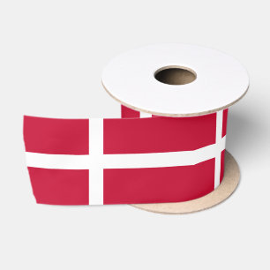 Deense vlag satijnen lint