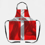 Deense vlag schort (Voorkant)