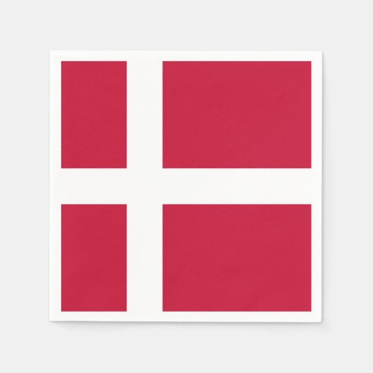 Deense vlag servet (Voorkant)