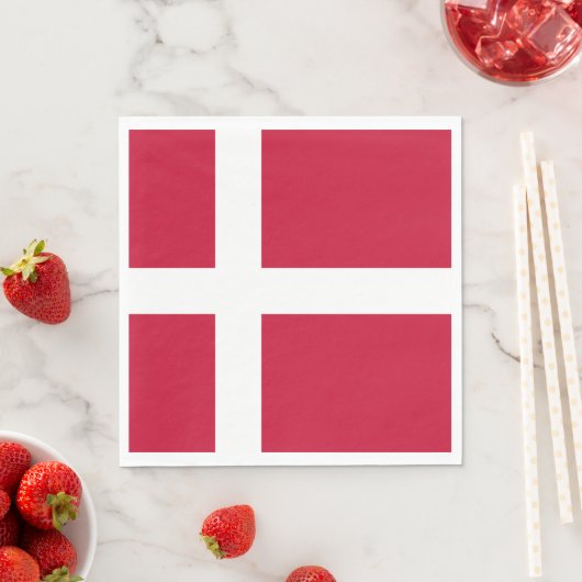 Deense vlag servet (Insitu)