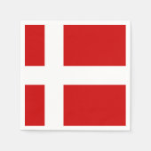 Deense vlag servetten (Voorkant)