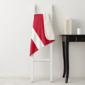 Deense vlag sherpa deken (In situ)