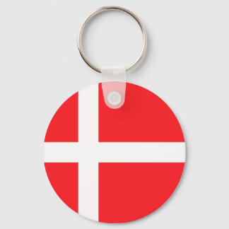 Deense vlag sleutelhanger