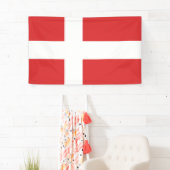 Deense vlag spandoek (Insitu)