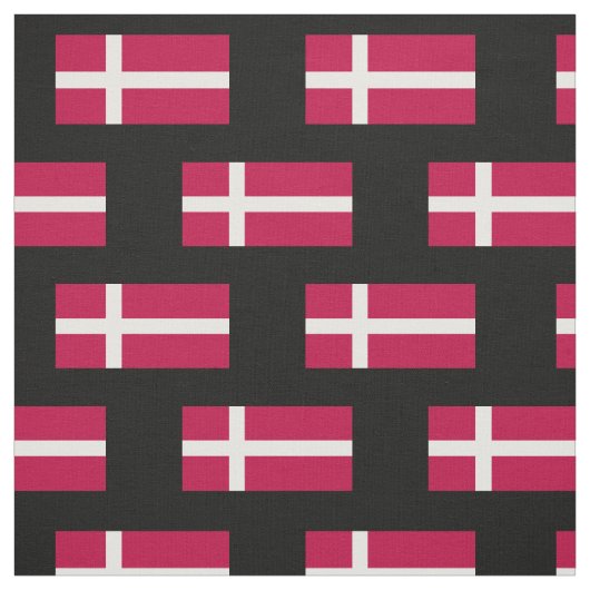 Deense vlag stof (Swatch)