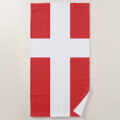 Deense vlag strandlaken (Voorkant)