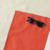 Deense vlag strandlaken (In situ)