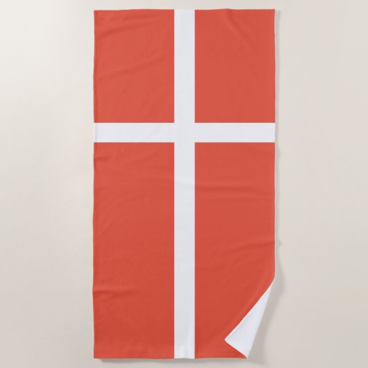 Deense vlag strandlaken (Voorkant)