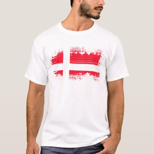 Deense vlag t-shirt (Voorkant)