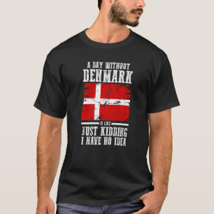 Deense vlag t-shirt