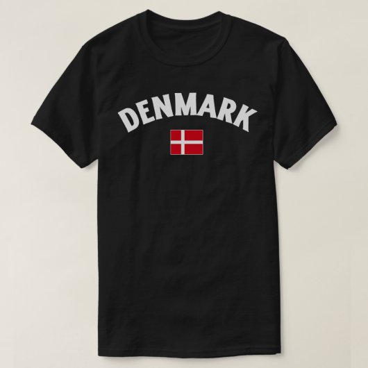Deense vlag t-shirt (Design voorkant)