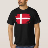 Deense vlag t-shirt (Voorkant)