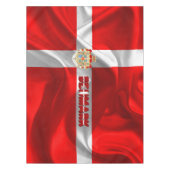 Deense vlag tafelkleed (Voorkant)