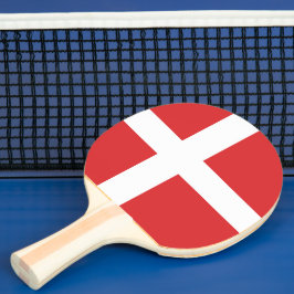 Deense vlag tafeltennisbatje