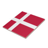 Deense vlag tegeltje (Zijkant)