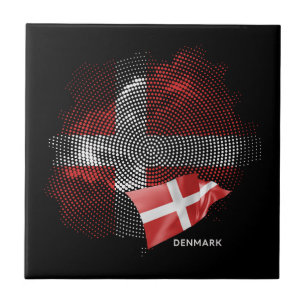 Deense vlag tegeltje