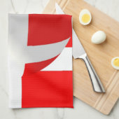 Deense vlag theedoek (Quarter Fold)