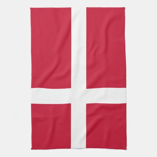 Deense vlag theedoek (Verticaal)