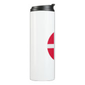 Deense vlag thermosbeker (Gedraaid links)