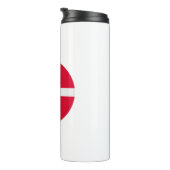 Deense vlag thermosbeker (Geroteerd rechts)