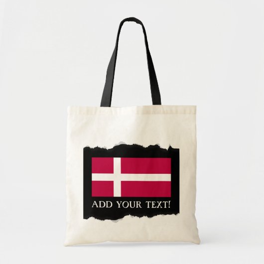 Deense vlag tote bag (Voorkant)
