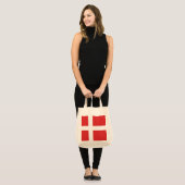 Deense vlag tote bag (Voorkant (model))