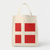 Deense vlag tote bag (Voorkant)