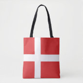 Deense vlag tote bag (Voorkant)