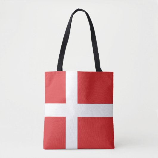 Deense vlag tote bag (Voorkant)