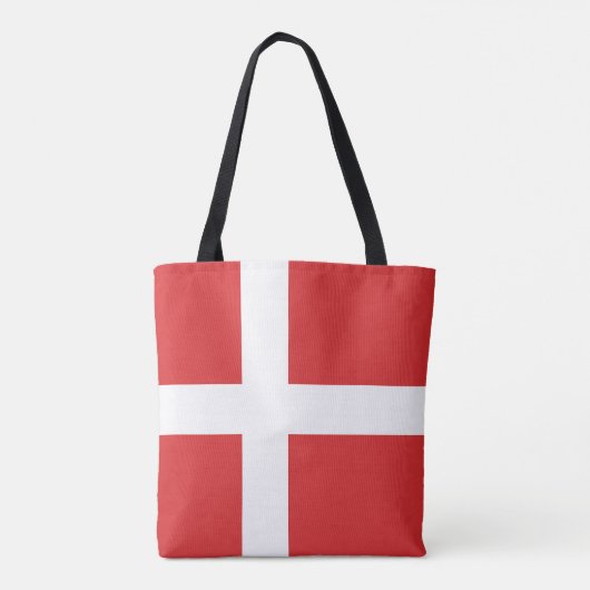 Deense vlag tote bag (Achterkant)
