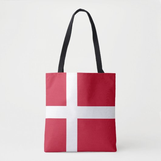Deense vlag tote bag (Voorkant)