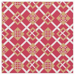 Deense vlag & Trendy Denmark Fabric mode GLD Stof
