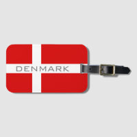 Deense vlag van de Deense douanebagage