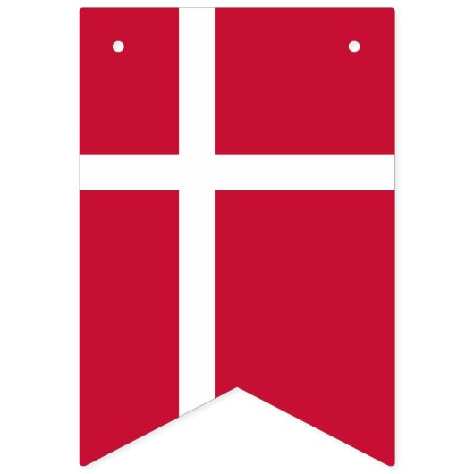 Deense vlag vlaggetjes (Eerste vlag)