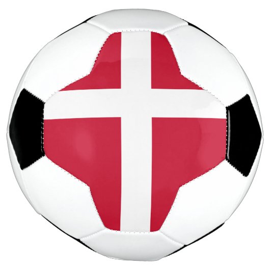 Deense vlag voetbal (Gedraaid)