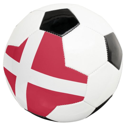 Deense vlag voetbal (Drie kwart)