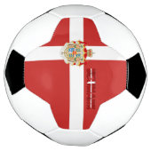 Deense vlag voetbal (Gedraaid)