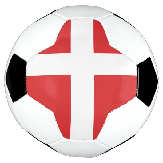 Deense vlag voetbal (Gedraaid)