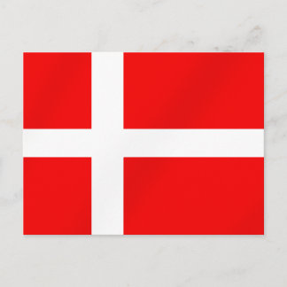 Deense vlag voor Denen Briefkaart